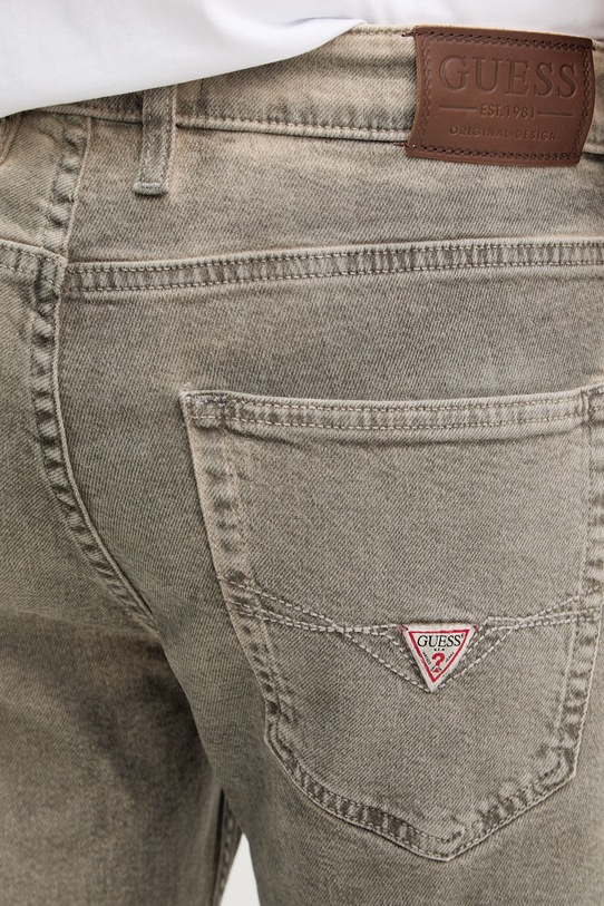 Guess jeansy MASON zielony M6RAR7.D4T50