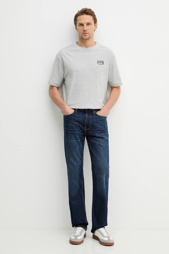 Guess jeansy MASON M6RAR7.D6430 granatowy SS26