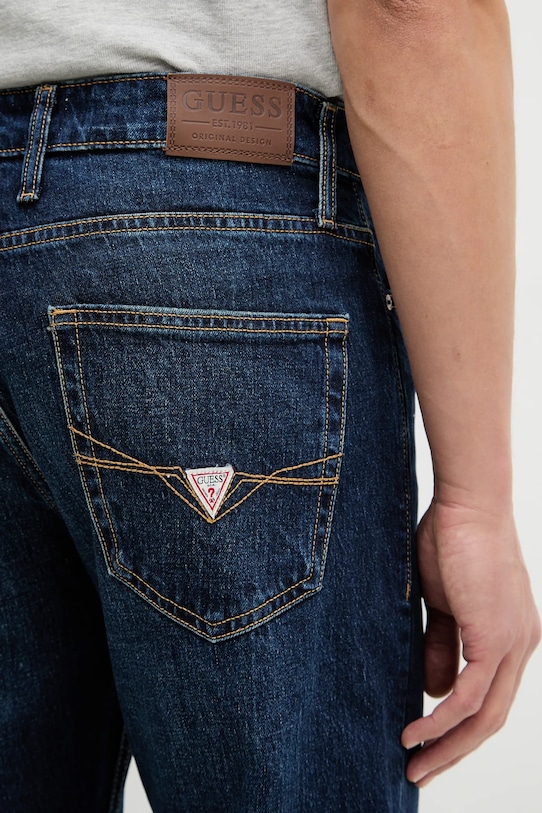 Guess jeansy MASON granatowy M6RAR7.D6430