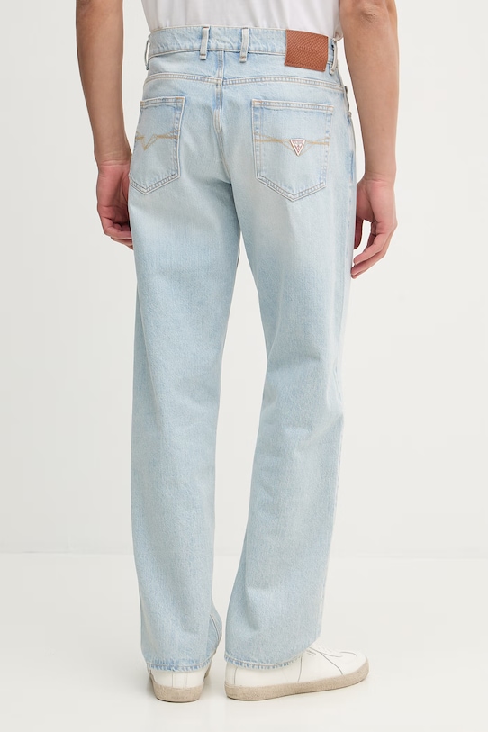 Odzież Guess jeansy DAMON M6RA82.D6772 niebieski