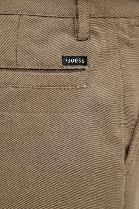 Kalhoty Guess CORONADO zelená M6RB45.WI702