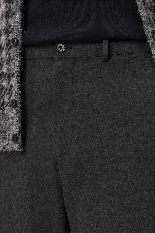 Odzież AllSaints spodnie z dodatkiem wełny M023TD szary