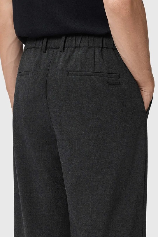 AllSaints spodnie z dodatkiem wełny szary M023TD