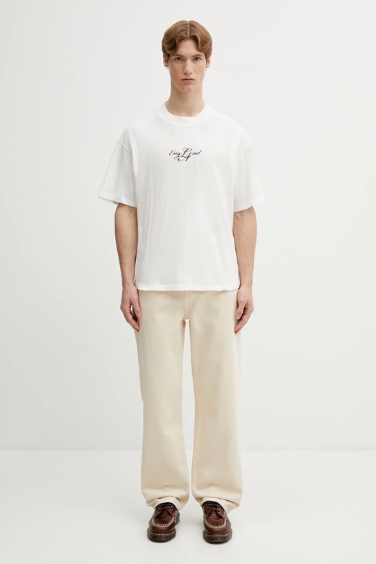 Drôle de Monsieur jeansy Straight J.BP199.CO243.SD beżowy