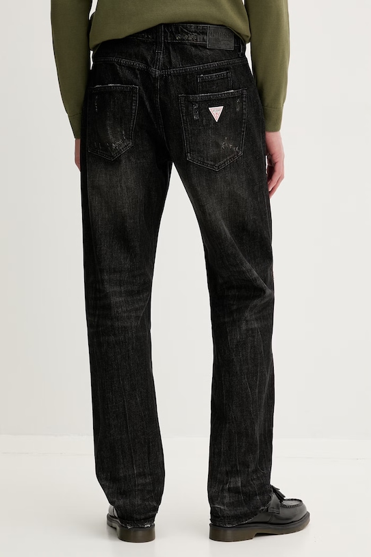 Odzież Guess Originals jeansy M6RA0U.D6691 czarny