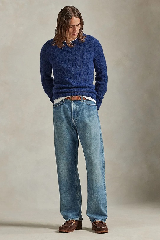 Odzież Polo Ralph Lauren jeansy 710979377 niebieski