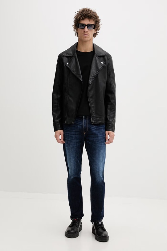 Diesel jeansy slim fit męskie 2019 D-STRUKT L.32 A03558.09L61 granatowy SS26