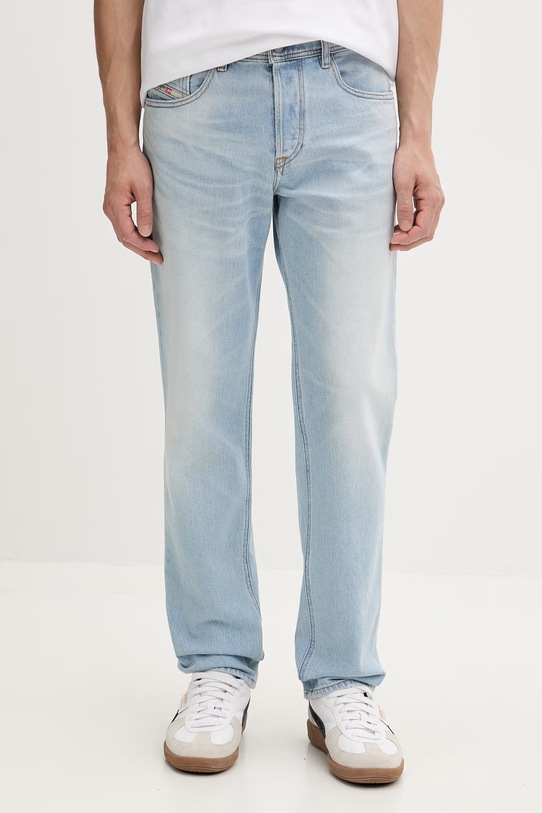Diesel jeansy regular męskie 2023 D-FINITIVE L.32 niebieski A10229.09N54