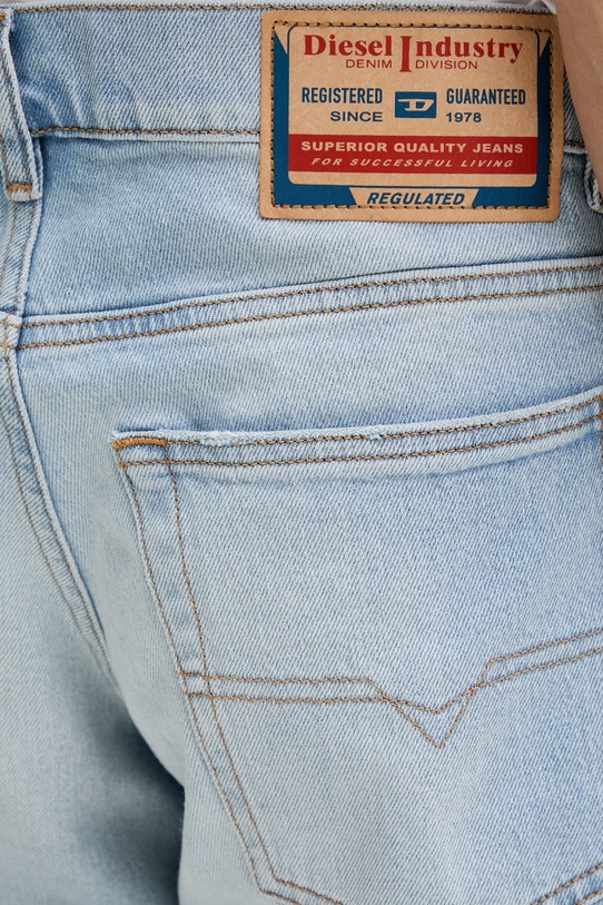 Diesel jeansy regular męskie 2023 D-FINITIVE L.32 niebieski A10229.09N54