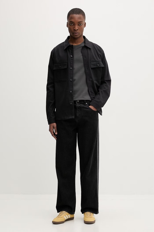 adidas Originals Firebird jeansy regular męskie KD1497 czarny SS26