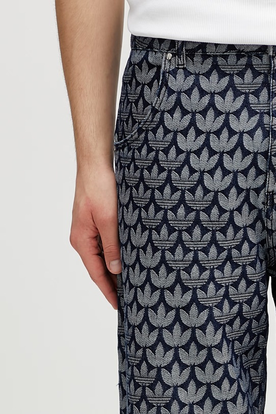 adidas Originals jeansy straight męskie niebieski KD0399