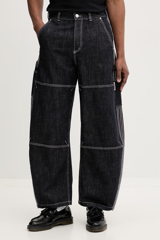 adidas Originals jeansy relaxed fit męskie granatowy KG6450