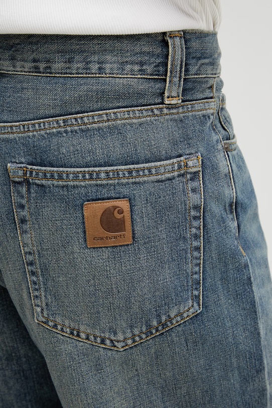 Carhartt WIP Aaron Pant jeansy regularne męskie niebieski I036728.014Q