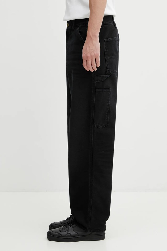 Traperice Carhartt WIP Single Knee Pant I036276.89B7 crna SS26