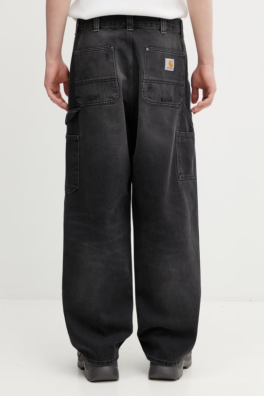 Odzież Carhartt WIP OG Double Knee Pant jeansy loose męskie I036273.89B7 czarny