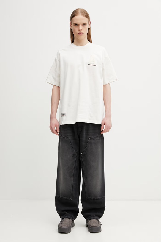 Carhartt WIP OG Double Knee Pant jeansy loose męskie I036273.89B7 czarny