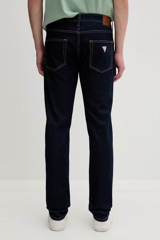 Odzież Guess Jeans jeansy slim fit męskie M6RA1C.D6327 granatowy