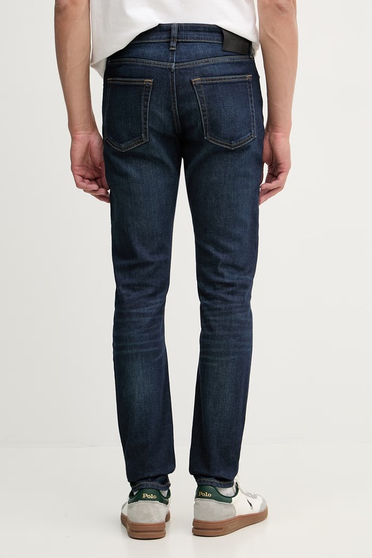 Odzież Calvin Klein jeansy slim fit męskie LV04RF931G granatowy