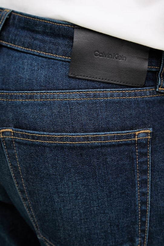 Calvin Klein jeansy slim fit męskie granatowy LV04RF931G