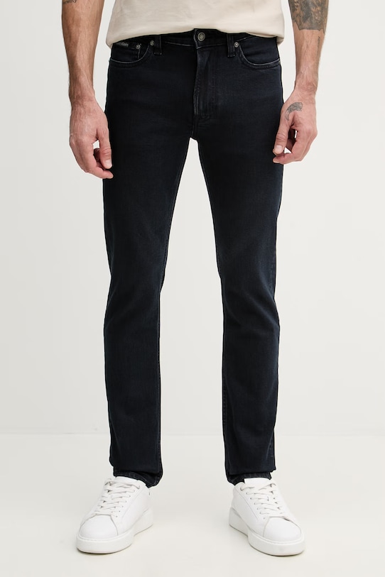 Calvin Klein jeansy slim fit męskie granatowy LV04RF930G