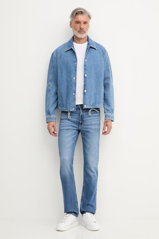 Calvin Klein rifle slim fit pánske LV04RF940G modrá SS26