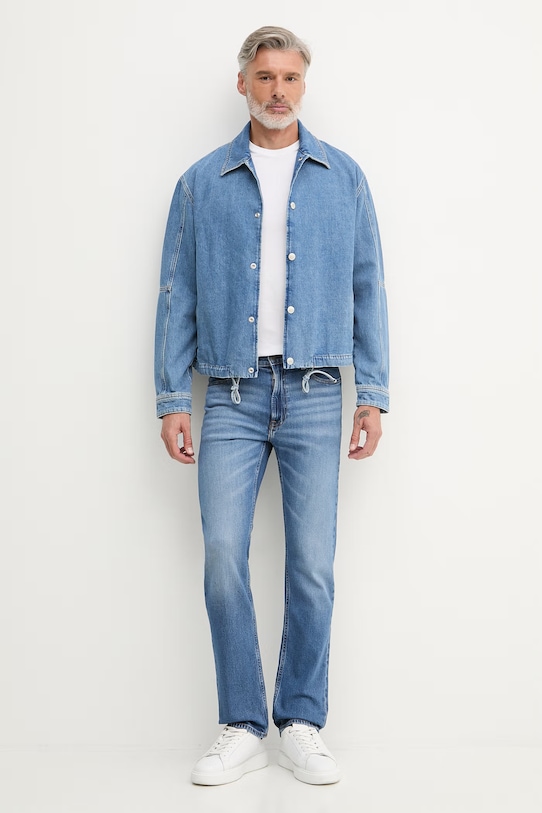 Calvin Klein rifle slim fit pánske LV04RF940G modrá SS26