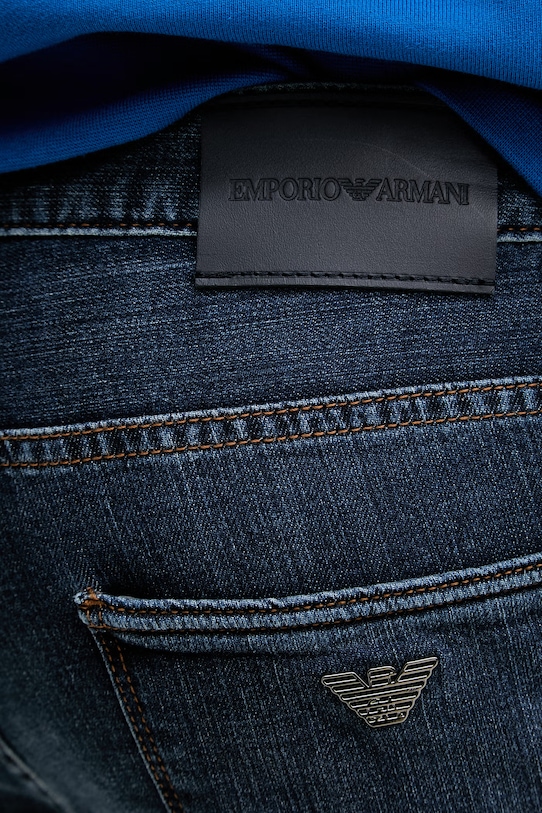 Emporio Armani jeansy slim fit męskie niebieski EM000121.AF22248