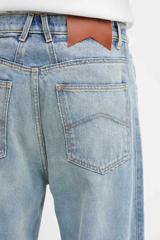 RHUDE Relaxed Traxedo jeansy relaxed fit męskie niebieski RHPS26DP02012