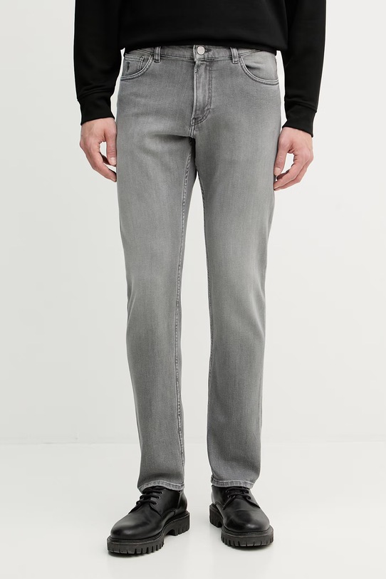 Trussardi jeansy slim fit męskie szary P400HB04838N
