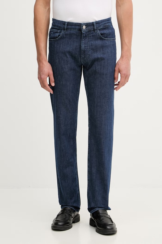 Trussardi jeansy regularne męskie niebieski P403H604870N