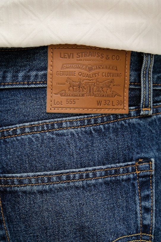 Traperice Levi's 555™ RELAXED STRAIGHT mornarsko plava 000LO.0035