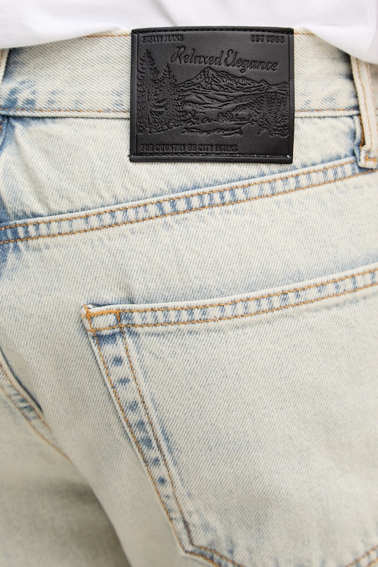 Sisley jeansy niebieski 4YDCSE02I