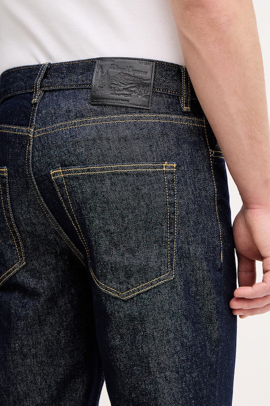 Sisley jeansy relaxed fit męskie granatowy 4YDCSE032