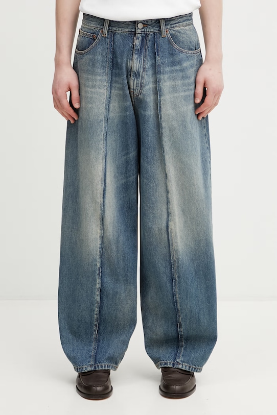 MM6 Maison Margiela jeansy relaxed fit męskie niebieski SH0LA0011.M30055.961