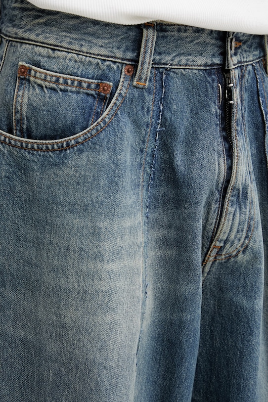 MM6 Maison Margiela jeansy relaxed fit męskie niebieski SH0LA0011.M30055.961