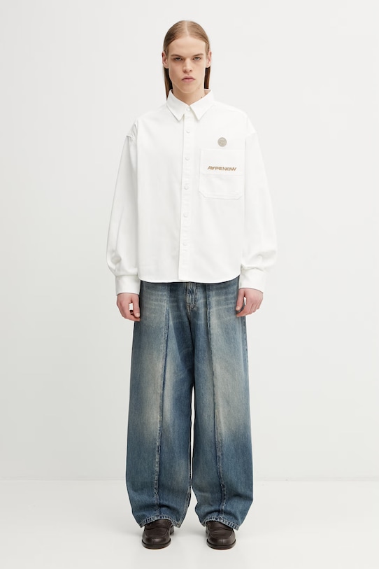 MM6 Maison Margiela jeansy relaxed fit męskie SH0LA0011.M30055.961 niebieski