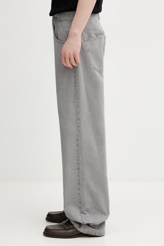 MM6 Maison Margiela jeansy straight męskie SH0LA0036.M35736.854 szary SS26