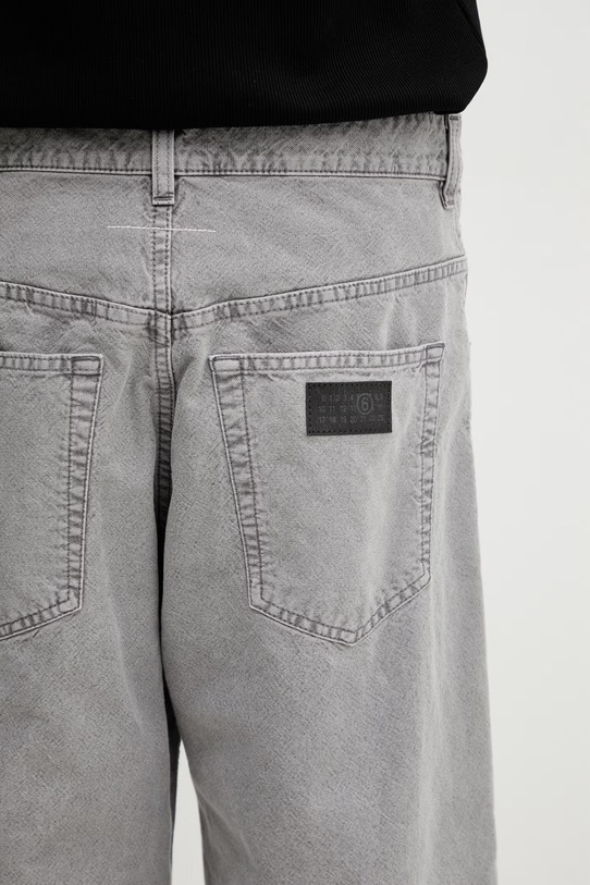 MM6 Maison Margiela jeansy straight męskie szary SH0LA0036.M35736.854