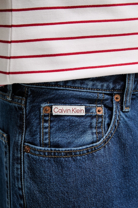 Calvin Klein Jeans jeansy relaxed fit męskie LV04RF775G granatowy