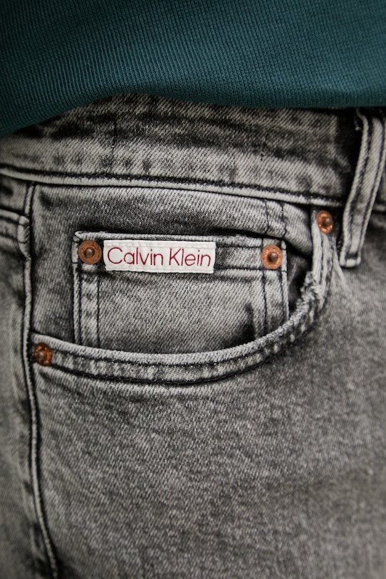 Calvin Klein Jeans slim fit ανδρικά γκρί LV04RF928G