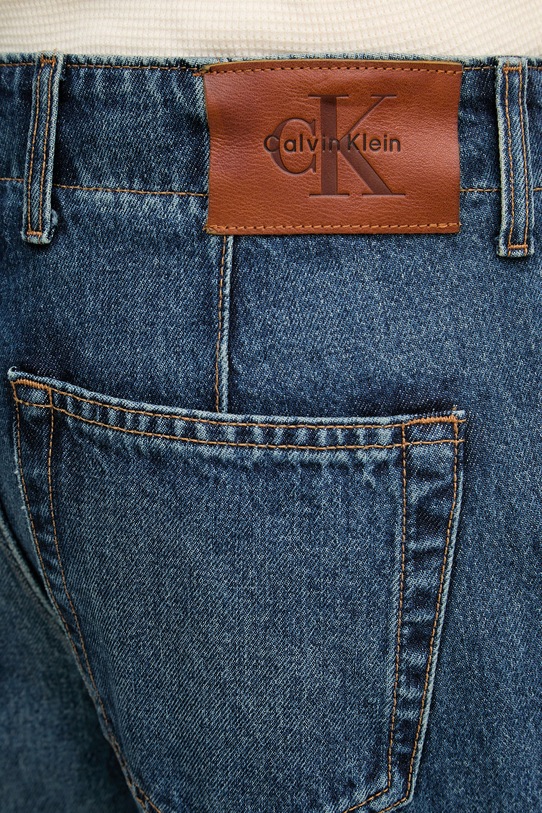 Calvin Klein Jeans jeansy barrel męskie LV04RF932G granatowy