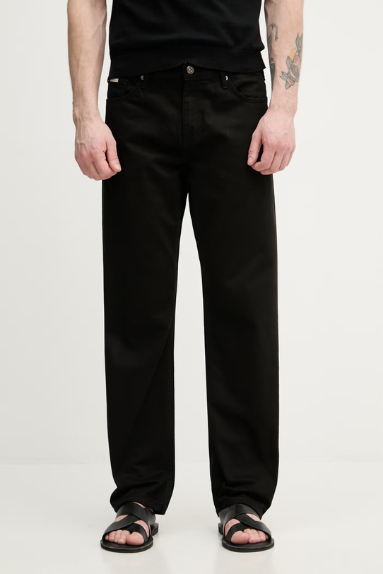 Lindbergh jeansy loose męskie czarny 30.050003OBD