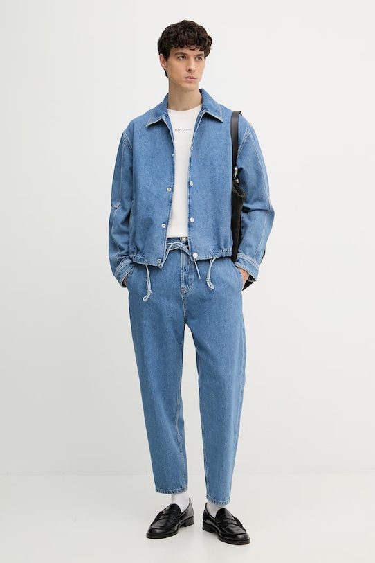 Marc O'Polo jeansy relaxed fit męskie 5000008046 niebieski SS26