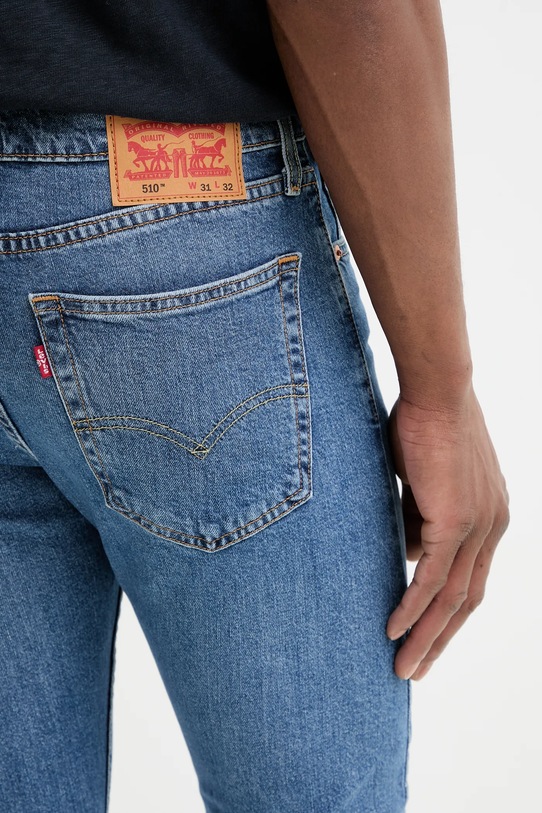 Levi's jeansy 510™ SKINNY niebieski 05510.1342