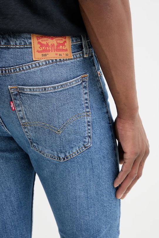 Levi's jeansy 510™ SKINNY niebieski 05510.1342