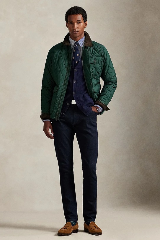 Odzież Polo Ralph Lauren jeansy 710982148 granatowy