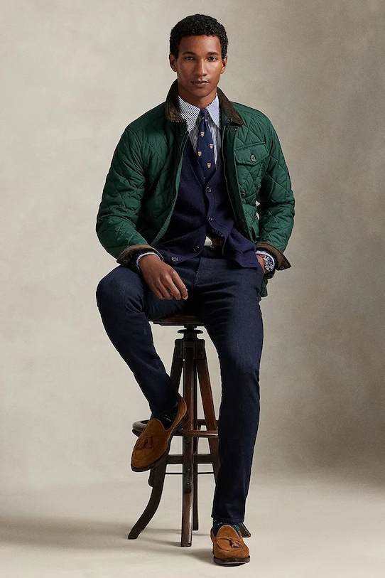 Polo Ralph Lauren jeansy 710982148 granatowy