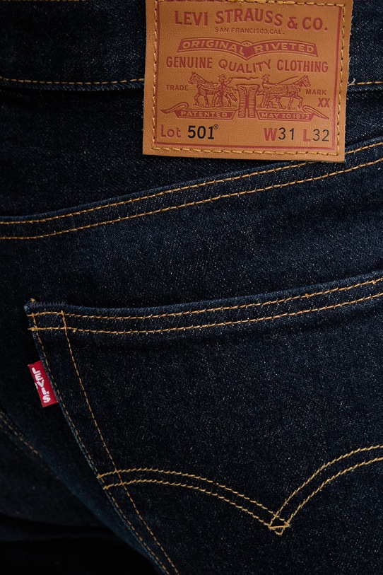 Levi's jeansy 501® LEVIS®ORIGINAL FIT granatowy 00501.3792