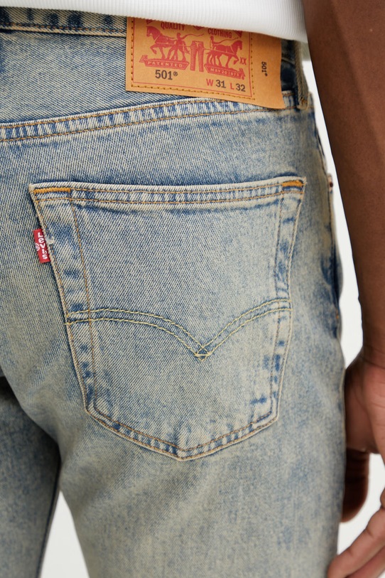 Levi's jeansy 501® LEVIS®ORIGINAL FIT niebieski 00501.3802