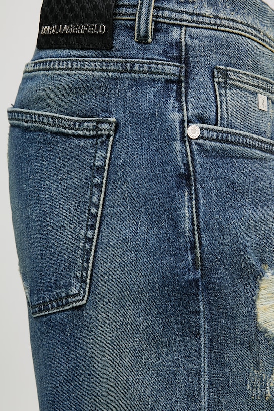 Karl Lagerfeld jeansy relaxed fit męskie KL-JARED niebieski 562850.265509